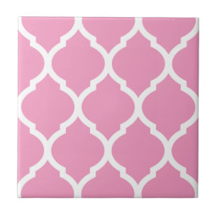 Carreau Carrelage en céramique à motif rose marocain