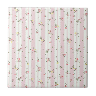 Carreau Carrelage en céramique à motifs floraux délicats