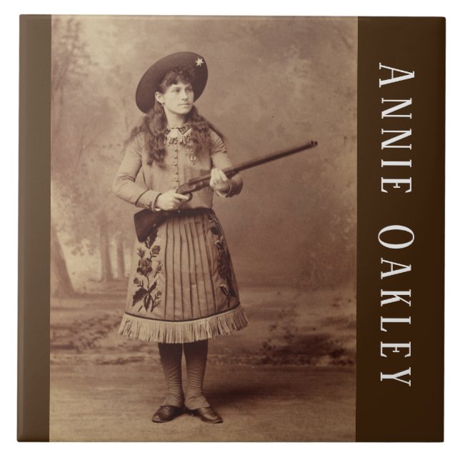 Carreau Carrelage en céramique Annie Oakley Sharpshooter (Devant)