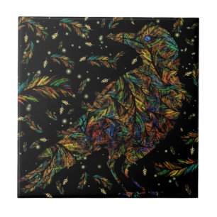 Carreau Carrelage en céramique Art Crow - Peinture