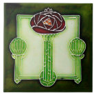 Carrelage en céramique Art Nouveau Mackintosh Rose