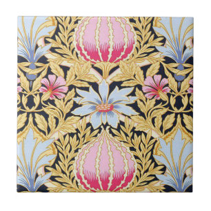 Carreau Carrelage en céramique - Art Nouveau motif floral