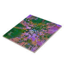 Carrelage en céramique aux couleurs liquides