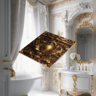 Carreau Carrelage en céramique baroque luxueux