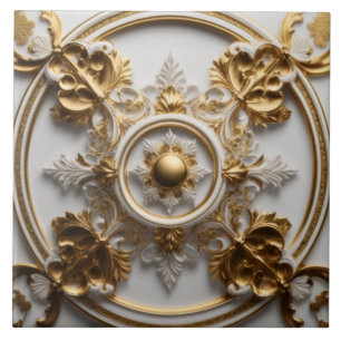 Carreau Carrelage en céramique baroque luxueux