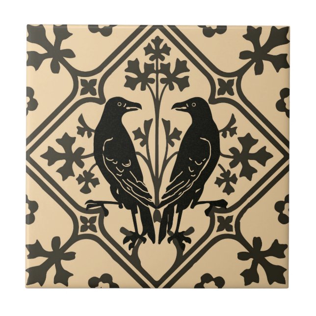 Carreau Carrelage en céramique Black Raven (Devant)