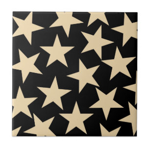 Carreau Carrelage en céramique Black Stars pour accents pa