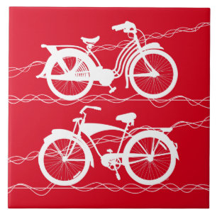 Carreau Carrelage en céramique blanche pour vélo