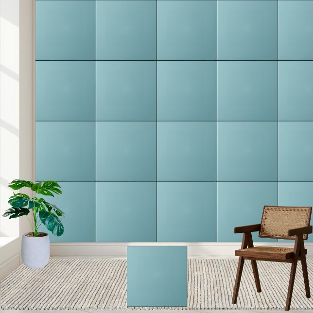 Carreau Carrelage en céramique bleu clair Aqua (Light Aqua Blue Solid Color Ceramic Tile)