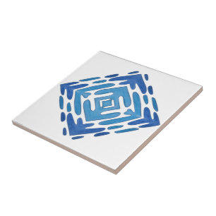 Carreau Carrelage en céramique bleu Delft