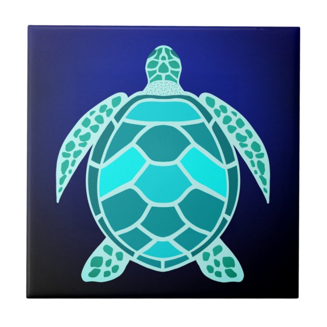 Carreau Carrelage en céramique bleu turquoise turquoise tu (Devant)