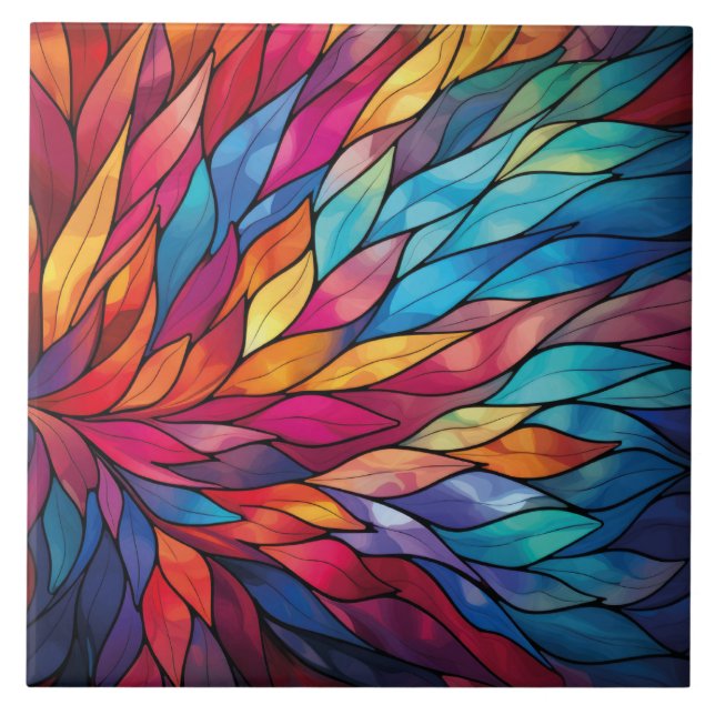 Carreau Carrelage en céramique brillant (Devant)