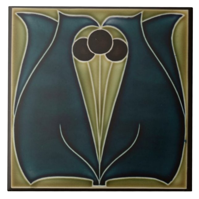 Carreau Carrelage en céramique - Carrelage Art Nouveau (Devant)