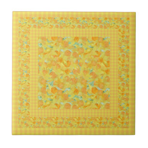 Carreau Carrelage En Céramique Chic, Daffodiles D'Or, En v