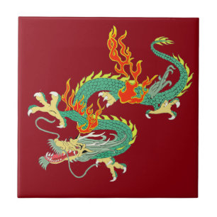 Carreau Carrelage en céramique chinois Dragon