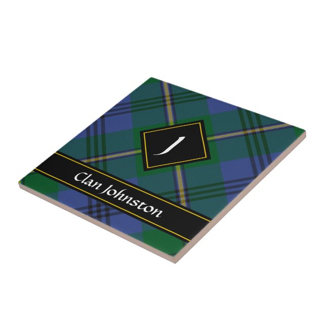 Carreau Carrelage en céramique Clan Johnston Tartan (Côté)