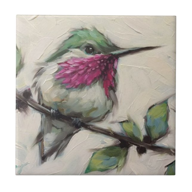 Carreau Carrelage en céramique - Colibri (Devant)