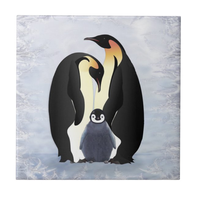 Carreau Carrelage en céramique de famille Penguin (Devant)