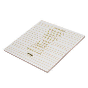 Carreau Carrelage en céramique de la Liminalité par la poè