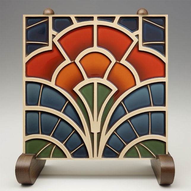 Carreau Carrelage en céramique de rayonnement géométrique (Créateur téléchargé)