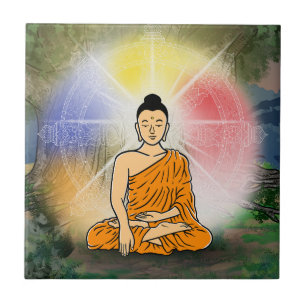 Carreau Carrelage en céramique des Lumières de Bouddha