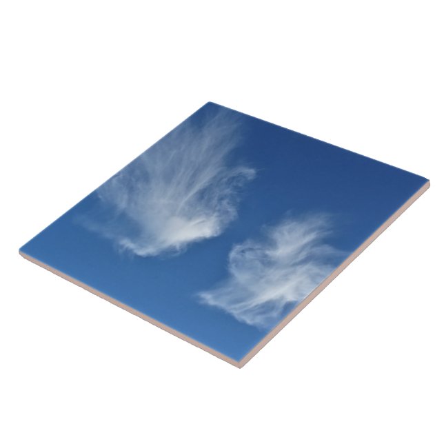 Carreau Carrelage en céramique des nuages agités (Côté)