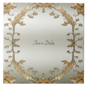 Carreau Carrelage en céramique doré