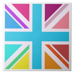 Carreau Carrelage en céramique - Drapeau Union Jack multic