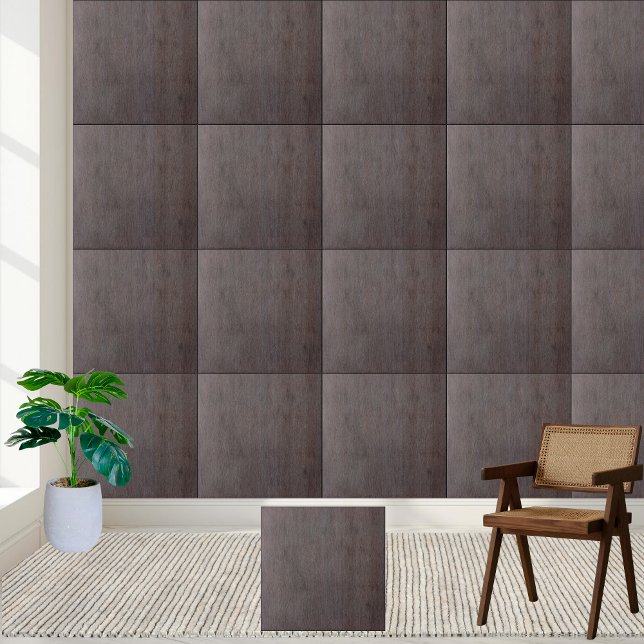 Carreau Carrelage en céramique en bois foncé de luxe (Luxurious Dark Wood Texture Ceramic Tile)