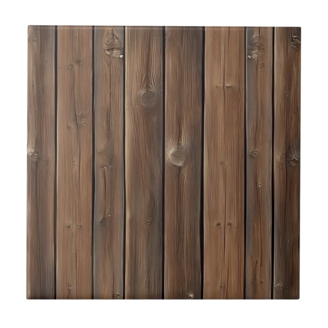 Carreau Carrelage en céramique en bois rustique (Devant)