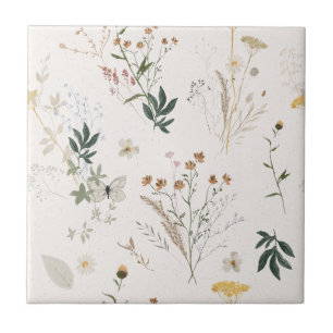 Carreau Carrelage en céramique fleur sauvage Meadow