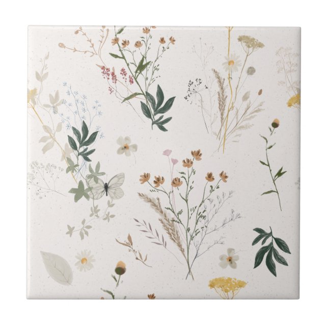 Carreau Carrelage en céramique fleur sauvage Meadow (Devant)
