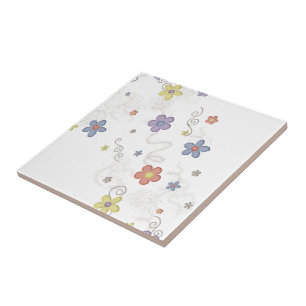 Carreau Carrelage en céramique Fleurs florales