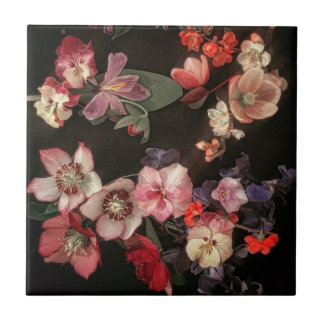 Carreau Carrelage en céramique florale