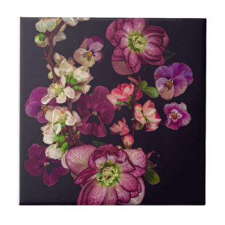 Carreau Carrelage en céramique florale