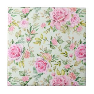 Carreau Carrelage en céramique florale