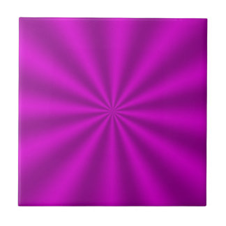 Carreau Carrelage en céramique Fuchsia Starburst