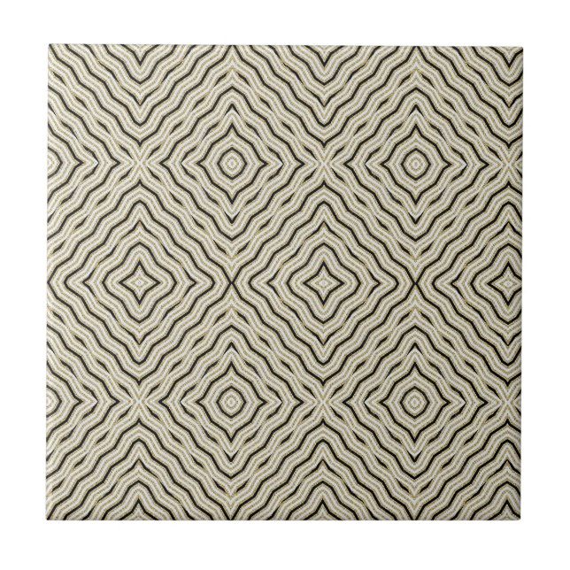 Carreau Carrelage en céramique Gold Black Stripe (Devant)