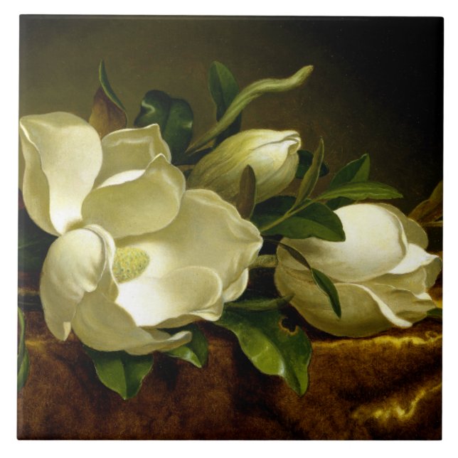 Carreau Carrelage en céramique Heade Magnolia Flowers Gold (Devant)