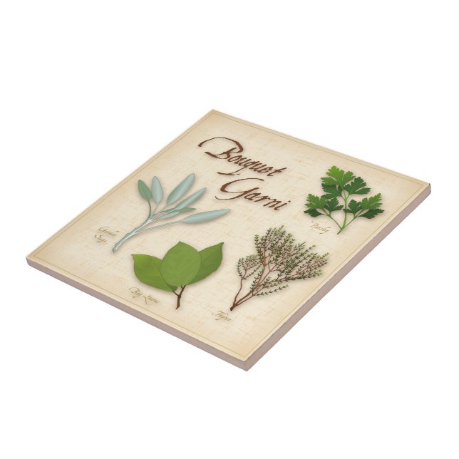 Carreau Carrelage en céramique Herb Bouquet (Côté)