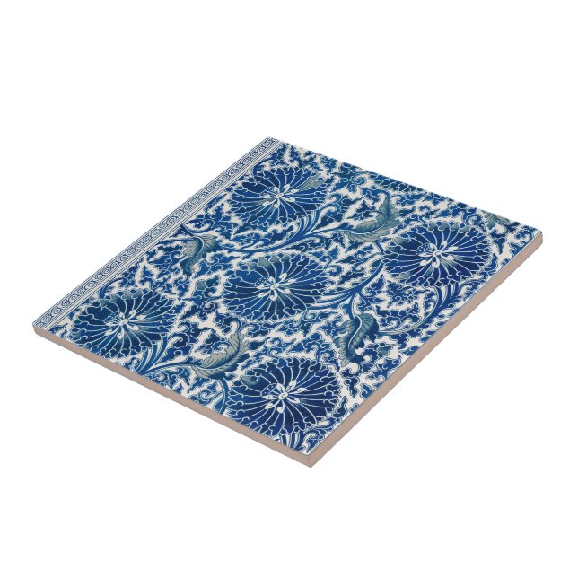 Carreau Carrelage en céramique Joli Motif chinois antique (Côté)
