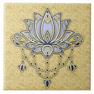 Carreau Carrelage en céramique Lotus.