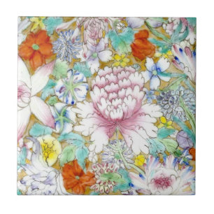 Carreau Carrelage en céramique Lotus Fleurs Asiatiques