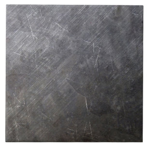 Carreau Carrelage en céramique - métal gris industriel mod
