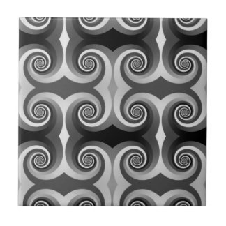 Carreau Carrelage en céramique Motif noir et gris