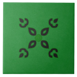 Carreau Carrelage en céramique - Noir et Vert Texture