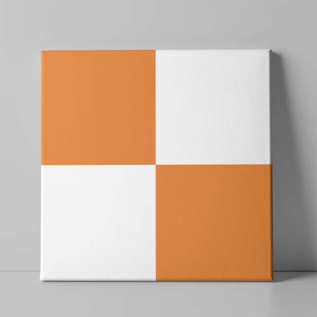 Carreau Carrelage en céramique orange À damiers (Créateur téléchargé)