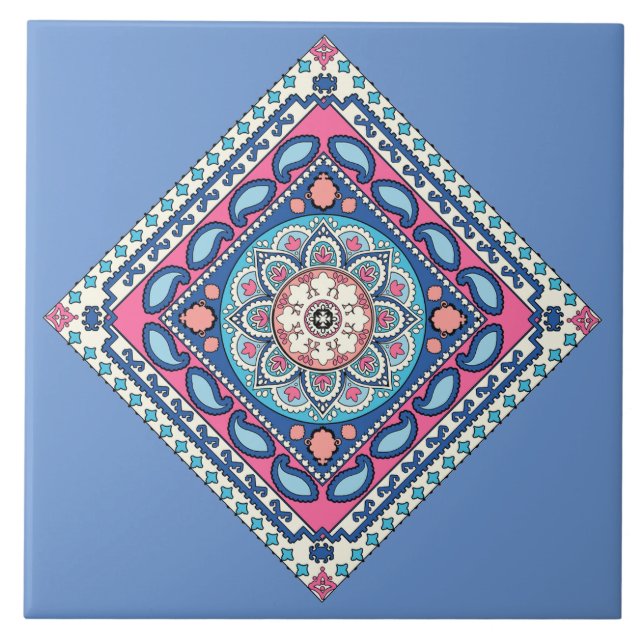 Carreau Carrelage en céramique Paisley™ (Devant)