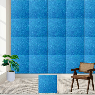 Carreau Carrelage en céramique Parties scintillant Bleue