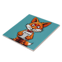 Carrelage en céramique pour enfants Fox personnali
